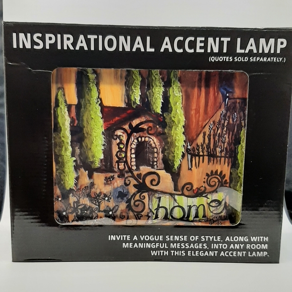 Inspirational Accent Lamp With Home Quote & Toronto Blue Jays Quote Working - Picture 10 of 10